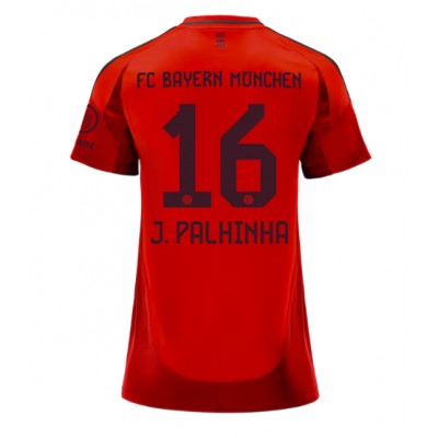 Ženski Nogometni dresi Bayern Munich Joao Palhinha #16 Domači 2024-25 Kratek Rokav Ženski Nogometni dresi Bayern Munich Joao Palhinha #16 Domači 2024-25 Kratek Rokav